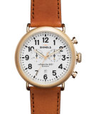 47mm Runwell Chronograph Watcher, Bourbon