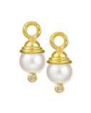 Pearl & Diamond Earring Pendants