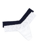 Low Rise Organic Cotton Thong, Basic Colors