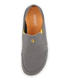 Nohea Mesh Slip-On/Fold-Back Sneaker, Dark Gray