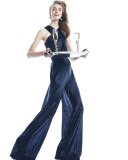 Shane Metallic Wide-Leg Jumpsuit