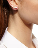 Graduated Pearl Single Left Ear Cuff