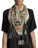 Shiro Silk Georgette Scarf
