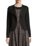 Modern Zipper Jacket, Petite 