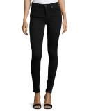 High-Waist Skinny Jeans, Slim Illusion Luxe Black
