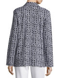 Geometric Jacquard Interlock Jacket 