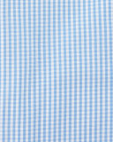 Gingham Long-Sleeve Dress Shirt, Blue