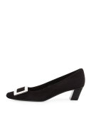 Decollette Belle Vivier Pump, Black