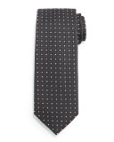 Textured Dot-Print Silk Tie, Multicolor