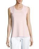 Scoop-Neck Tank Top, Pink