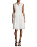 Nieves A-Line Dress, White