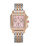 Deco Diamond Two-Tone Watch Head