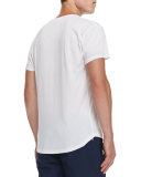 Jersey V-Neck T-Shirt, White 