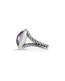 Albion Ring with Black Orchid and Diamonds