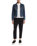Single-Pleat Peg Pants
