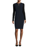 Iman Seamed Sheath Dress