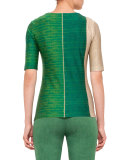 Half-Sleeve Farm-Print T-Shirt, Multi Colors