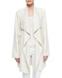 Cashmere Double-Face Wrap Coat 