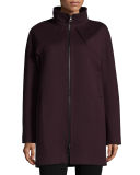 Zip-Front Wool Jacket