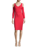 Addison Cold-Shoulder Bodycon Cocktail Dress