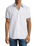 Lyman Short-Sleeve Woven Sport Shirt