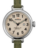 Birdy Leather Double-Wrap Watch, 34mm