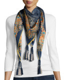 Kai Silk Printed Scarf 
