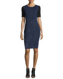 Emily Colorblock Combo Sheath Dress