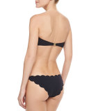 Antibes Scalloped Bandeau Swim Top