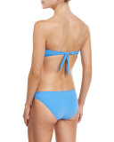 Laurito Bandeau Swim Top, Blue Dusk