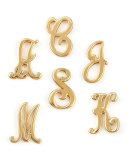 Gold Initial Earring, Right