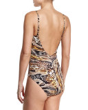 Sahara Animal-Print One-Piece Swimsuit