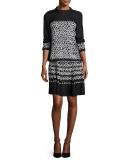 Long-Sleeve Geo Chic Top