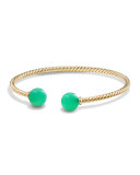 Solari 18K Gold & Chrysoprase Cuff Bracelet