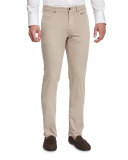 Ray Regular-Fit Five-Pocket Pants, Tan