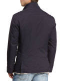 Nylon Sport Jacket, Navy