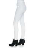 Mid-Rise Super Skinny Jeans, Bright White