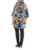 Fila Half-Sleeve Bold-Print Jacket, Plus Size 