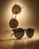 Men's Classic Round Sunglasses