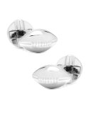 Sterling Silver Football Cuff Links