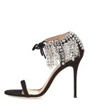 Mistico Crystal Ankle-Wrap 105mm Sandal