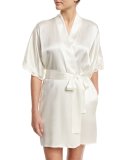 Bijoux Short Silk Robe 