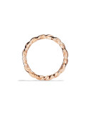Quatrefoil Stacking Ring in Rose Gold