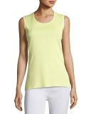 Scoop-Neck Tank, Daiquiri Green