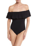 Josephine Off-the-Shoulder One-Piece Swimsuit