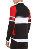 Colorblock Lightweight Sweater, Black Multi