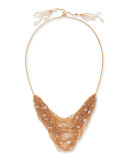 Anastasia Rose Golden Multi-Row Chain Necklace