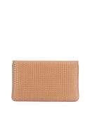 Loubiposh Spiked Clutch Bag, Nude