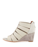 Jada Stretch Wedge Sandal, Pumice