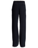 Star Wide-Leg Pants, Black